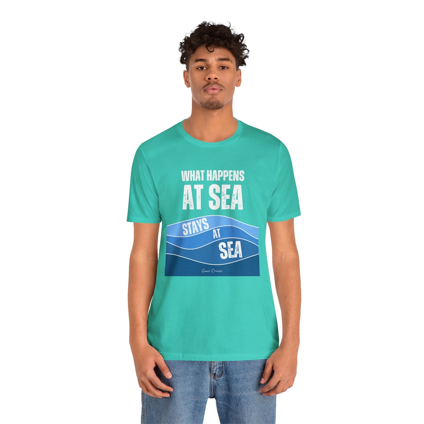 What Happens at Sea - UNISEX T-Shirt (UK)