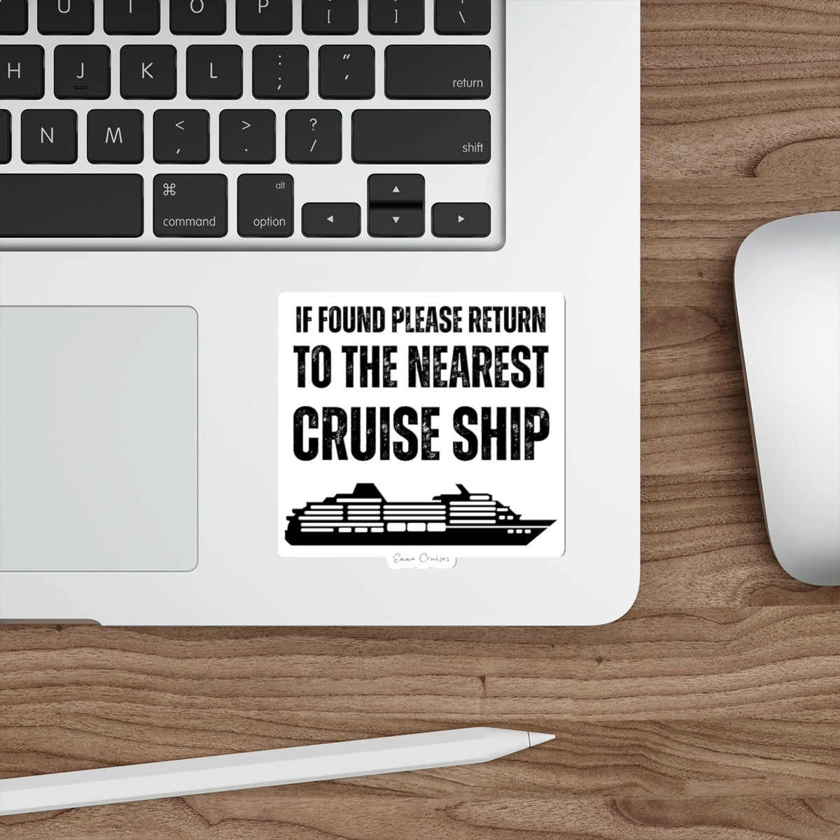 Return to Cruise Ship - Die-Cut Sticker