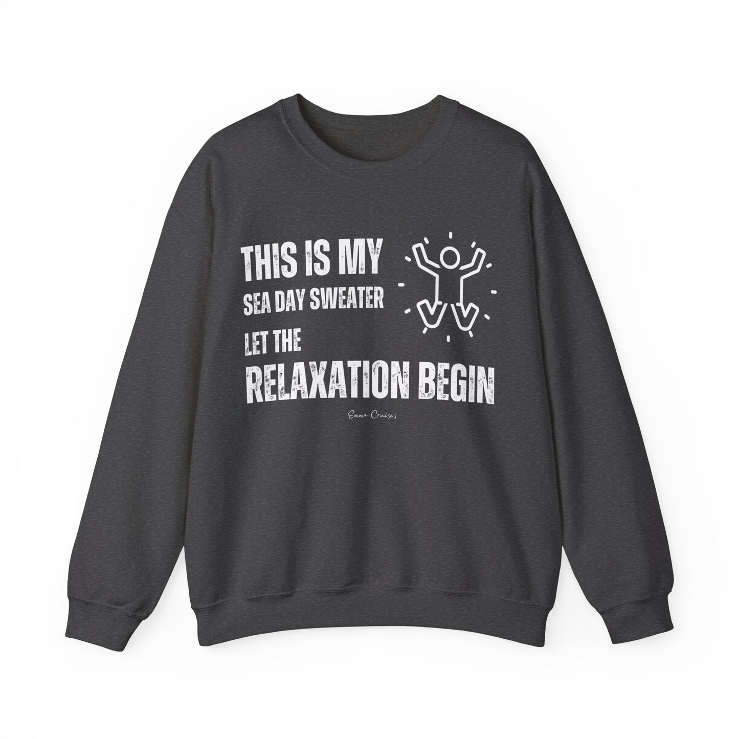 This is My Sea Day Sweater - UNISEX Crewneck Sweatshirt