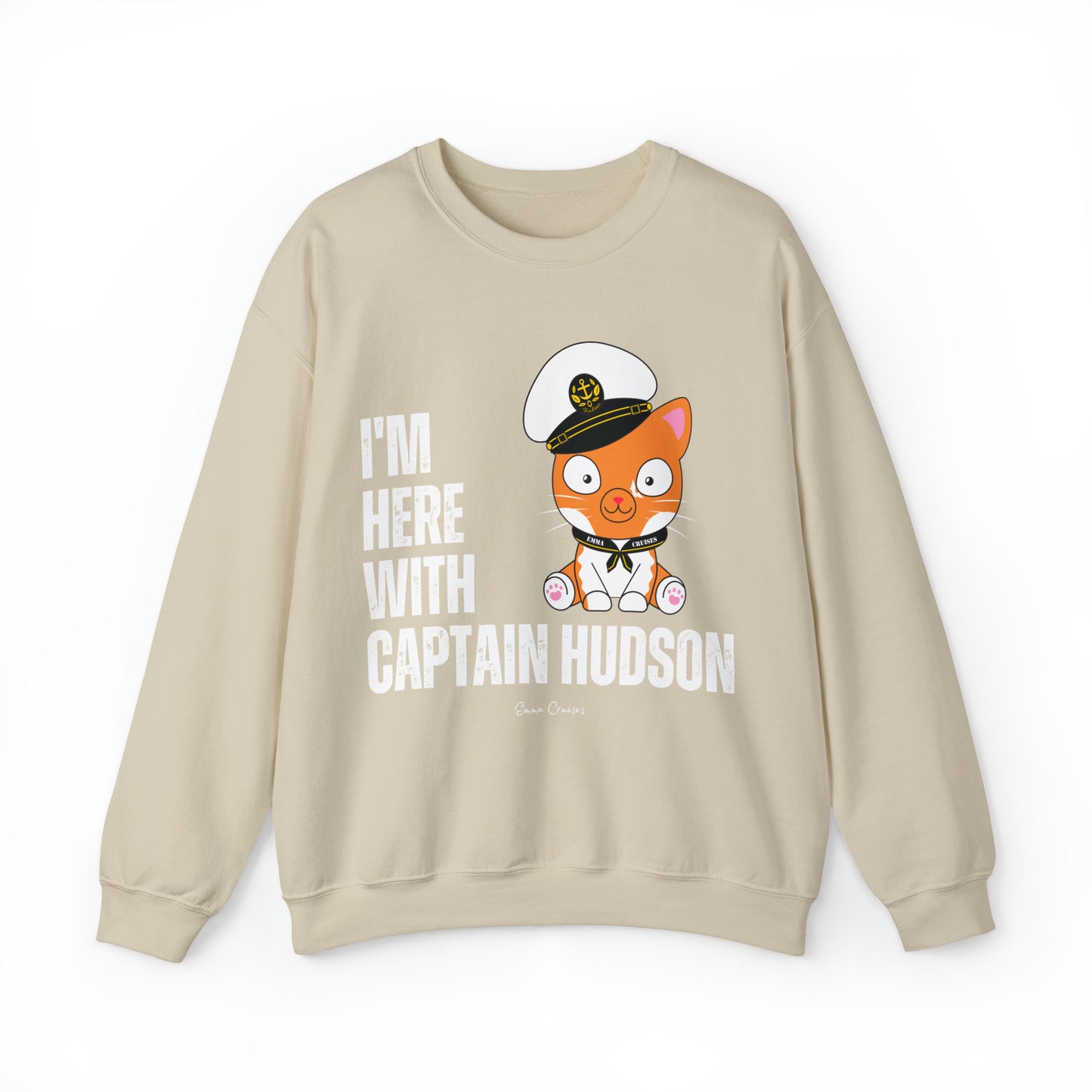 I'm With Captain Hudson - UNISEX Crewneck Sweatshirt (UK)