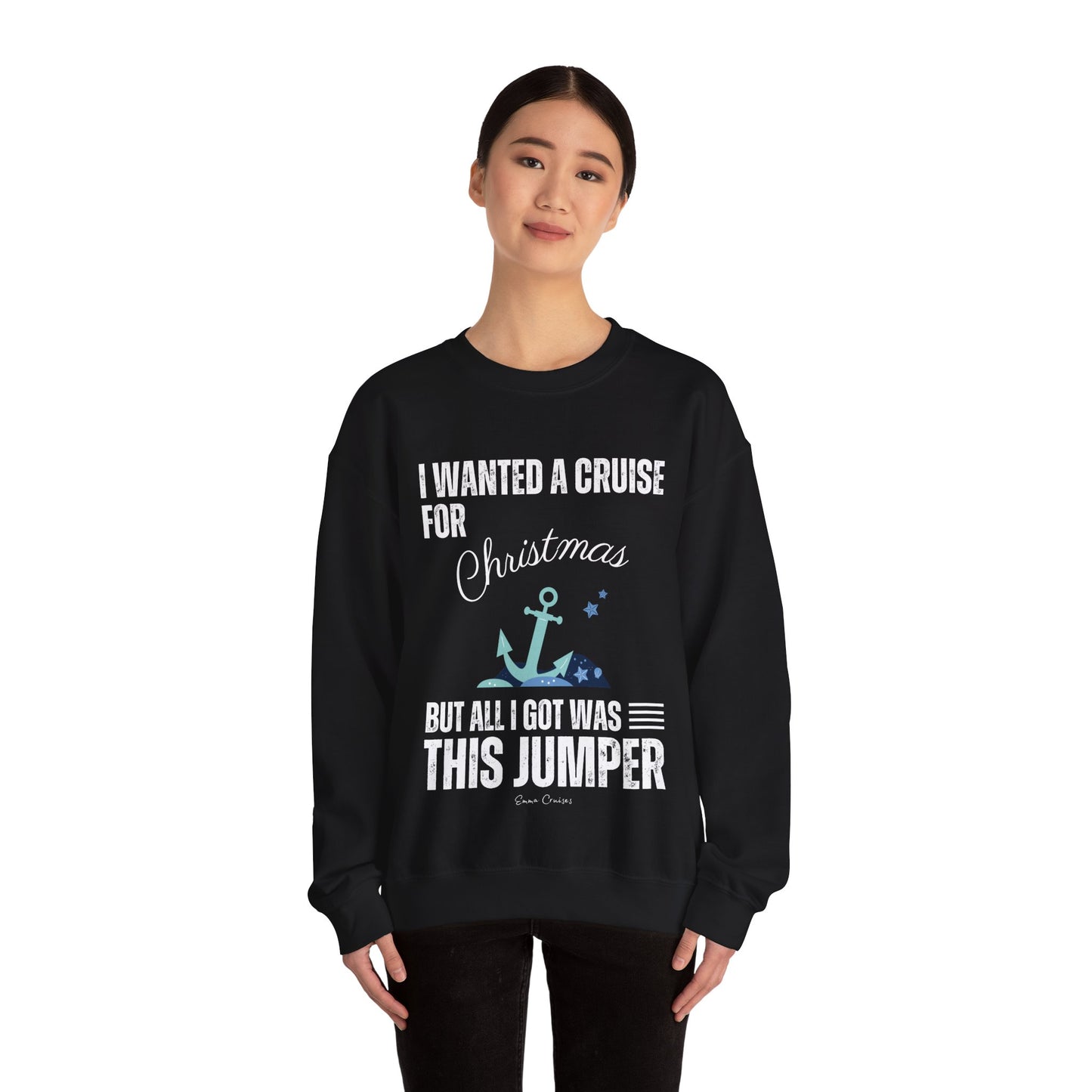 Quería un crucero para Navidad - Sudadera UNISEX Crewneck