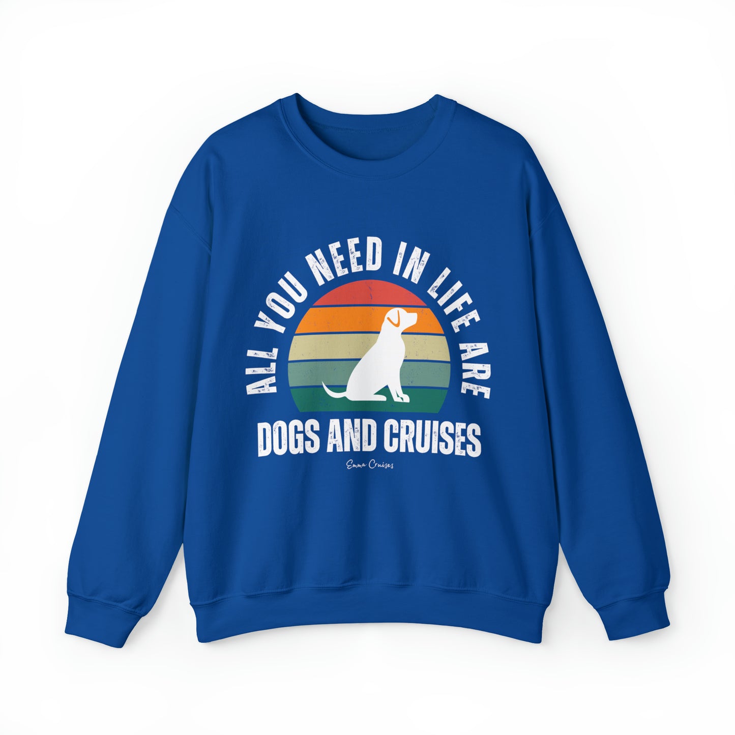 Dogs and Cruises - UNISEX Crewneck Sweatshirt (UK)