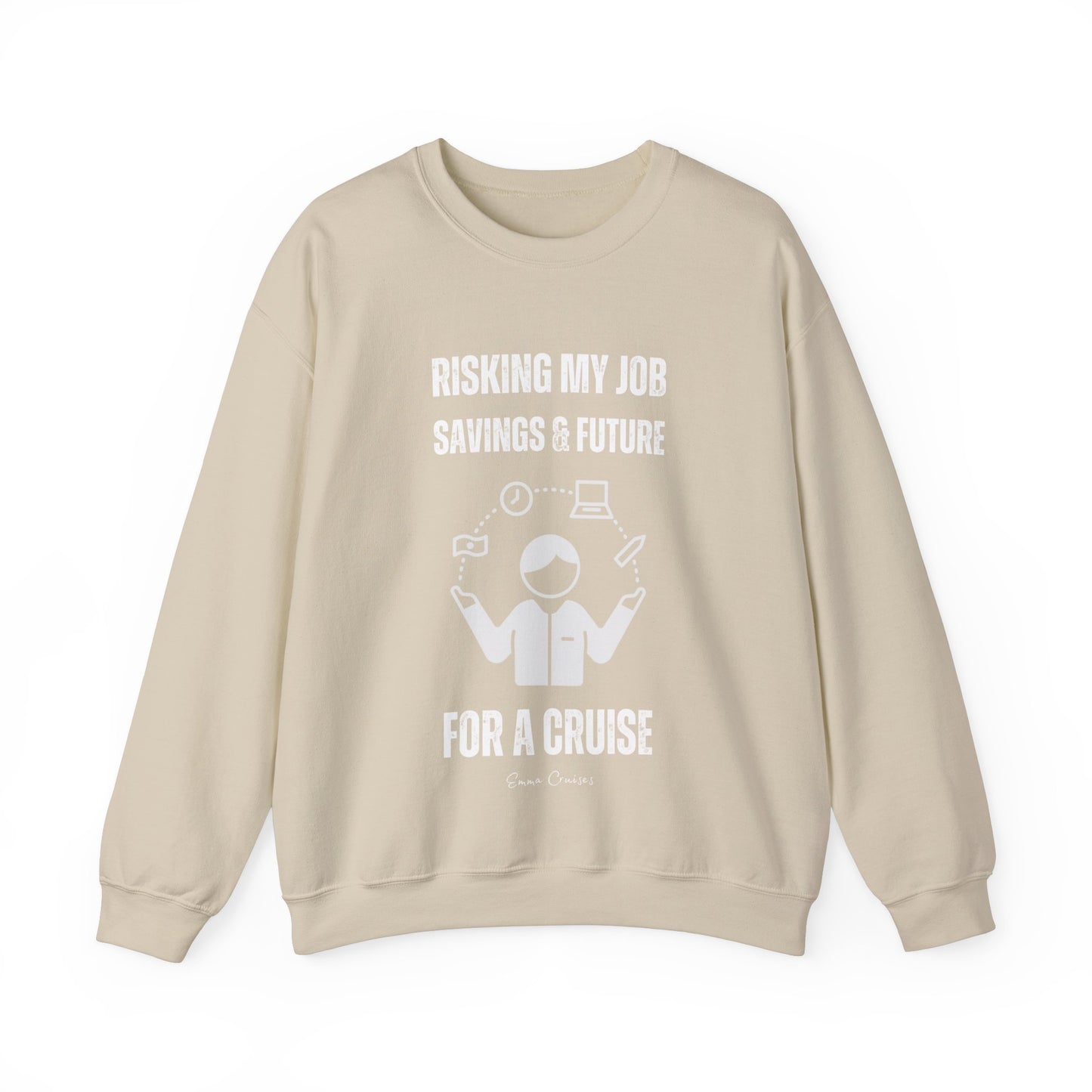 Risking Everything for a Cruise - UNISEX Crewneck Sweatshirt (UK)