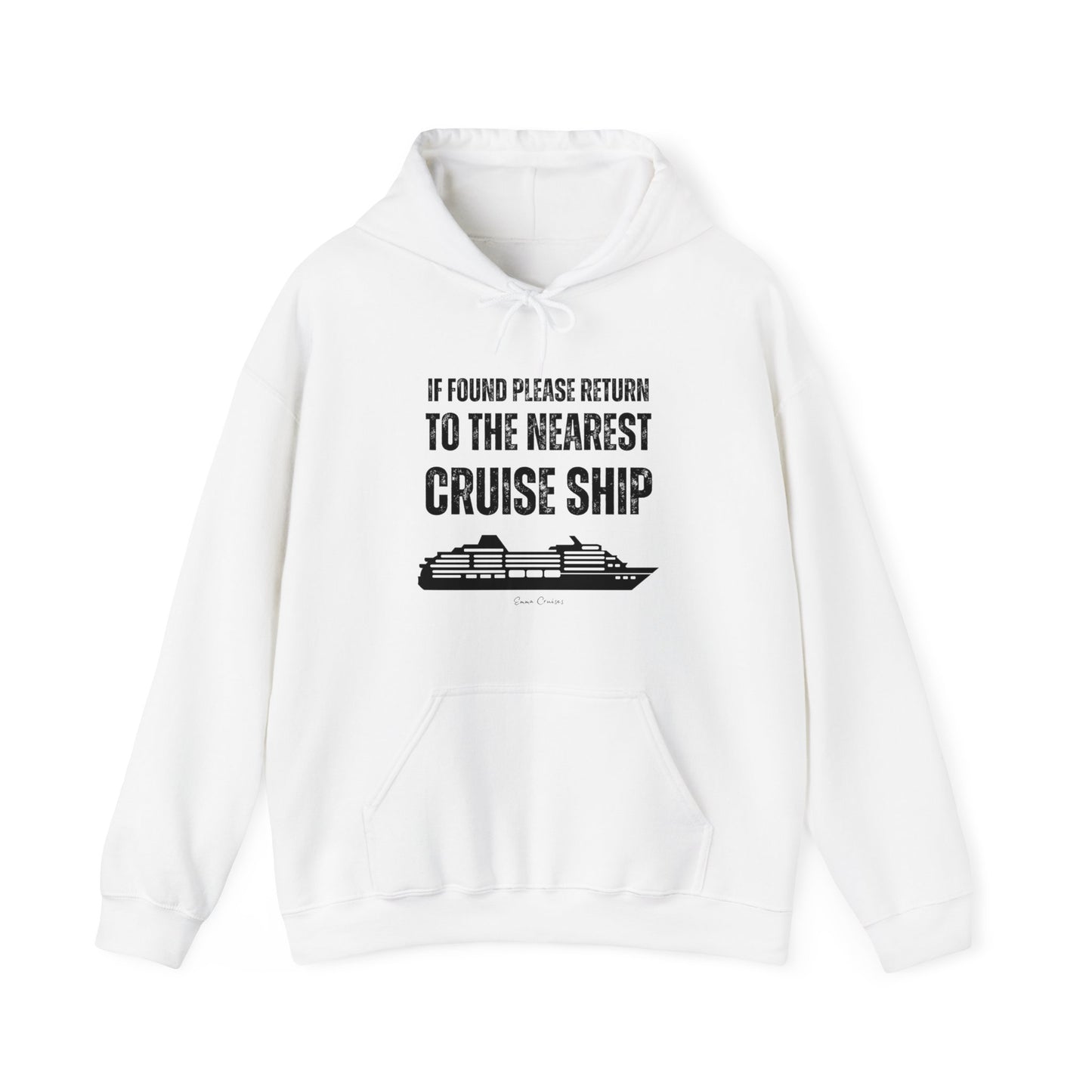 Return to Cruise Ship - UNISEX Hoodie (UK)