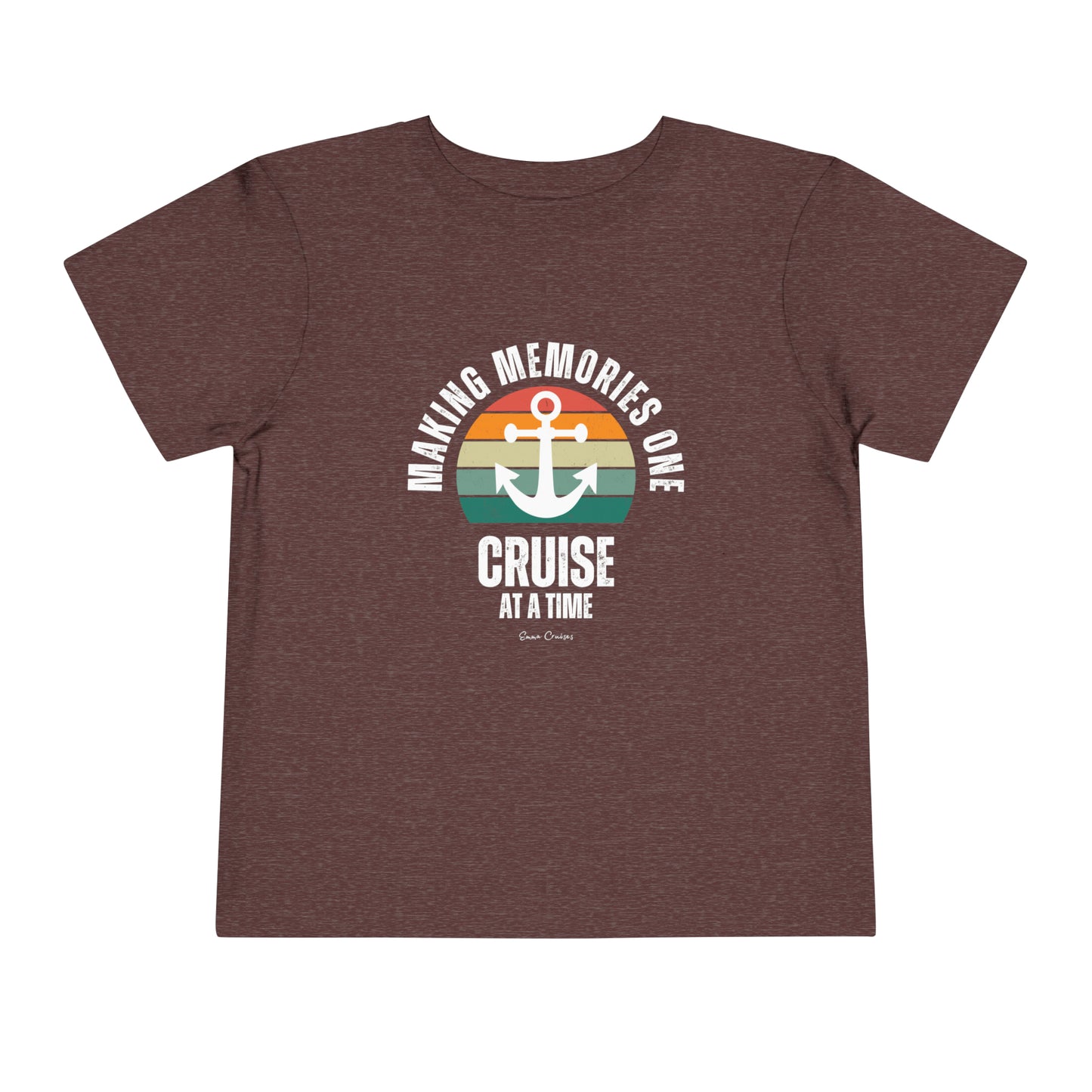Haciendo recuerdos un crucero a la vez - Camiseta UNISEX para niños pequeños 