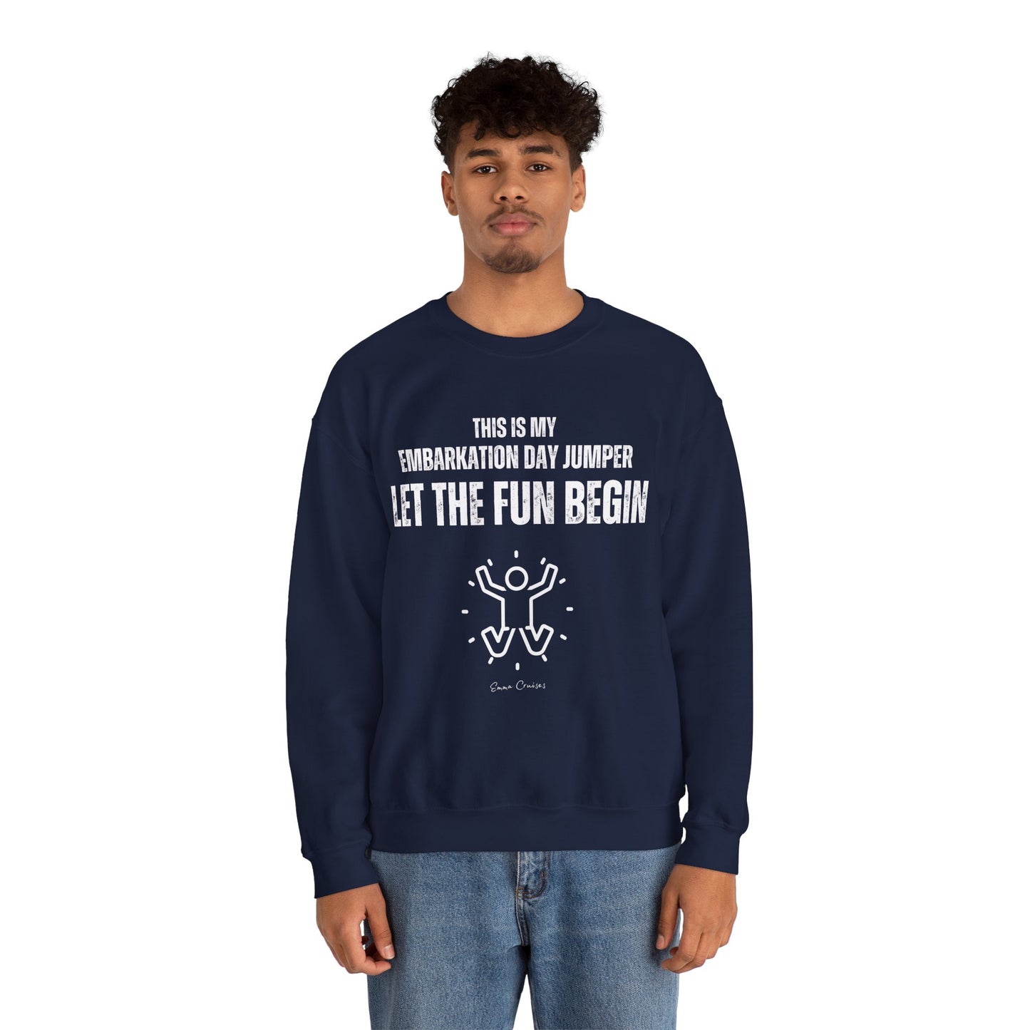 Dies ist mein Einschiffungstag-Pullover – Unisex-Sweatshirt mit Rundhalsausschnitt