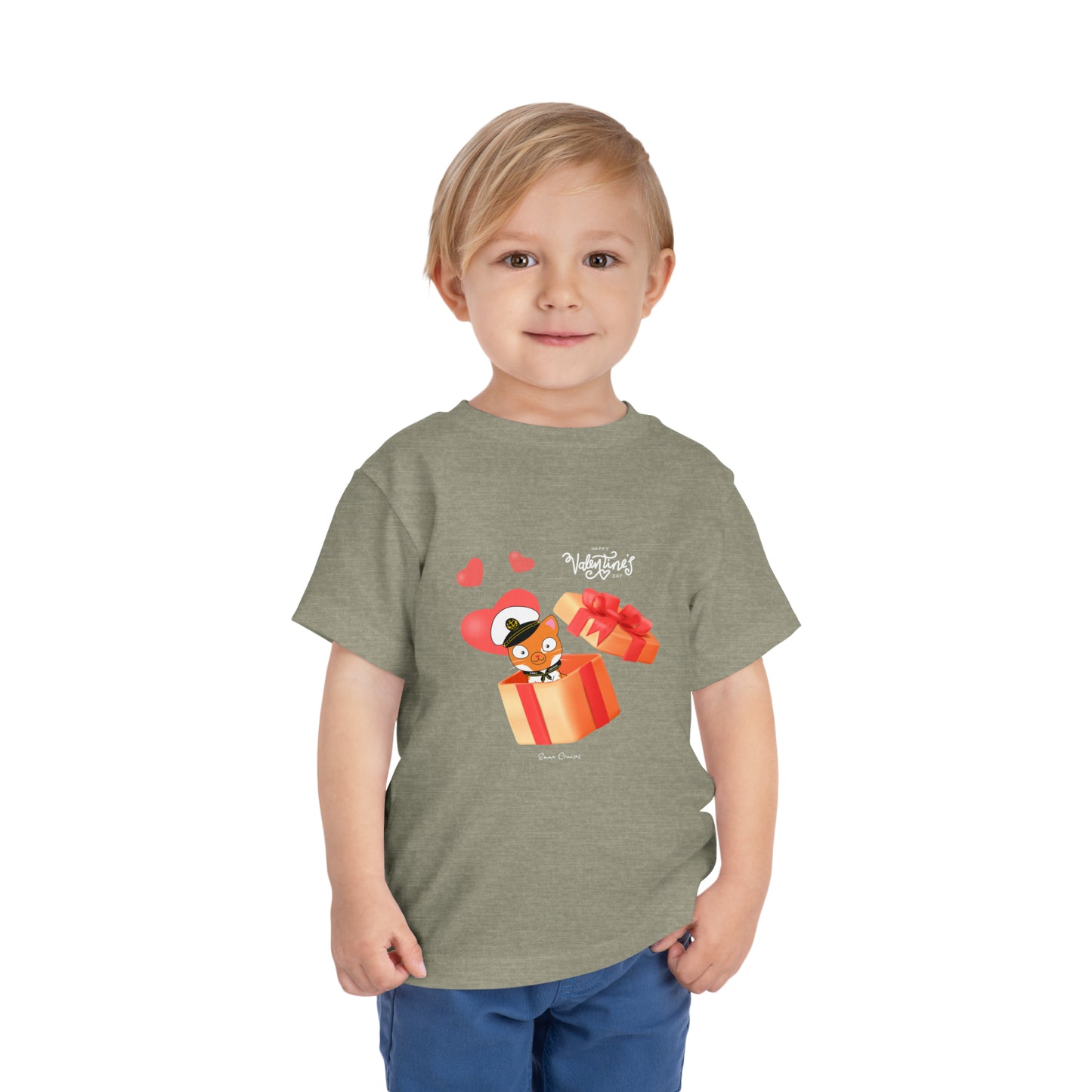 Valentine's Captain Hudson - Toddler UNISEX T-Shirt