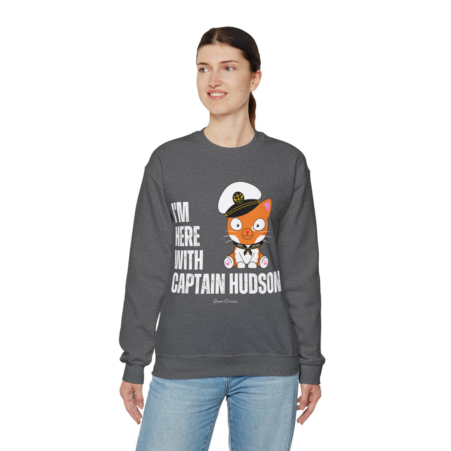 I'm With Captain Hudson - UNISEX Crewneck Sweatshirt (UK)