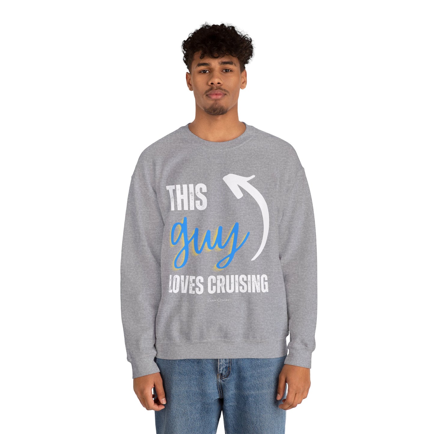 This Guy Loves Cruising - UNISEX Crewneck Sweatshirt