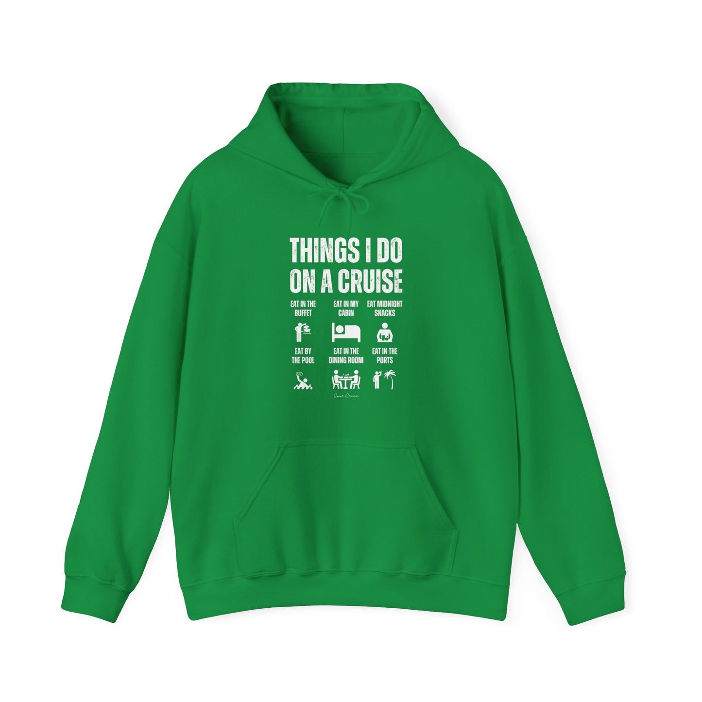 Things I Do on a Cruise - UNISEX Hoodie (UK)