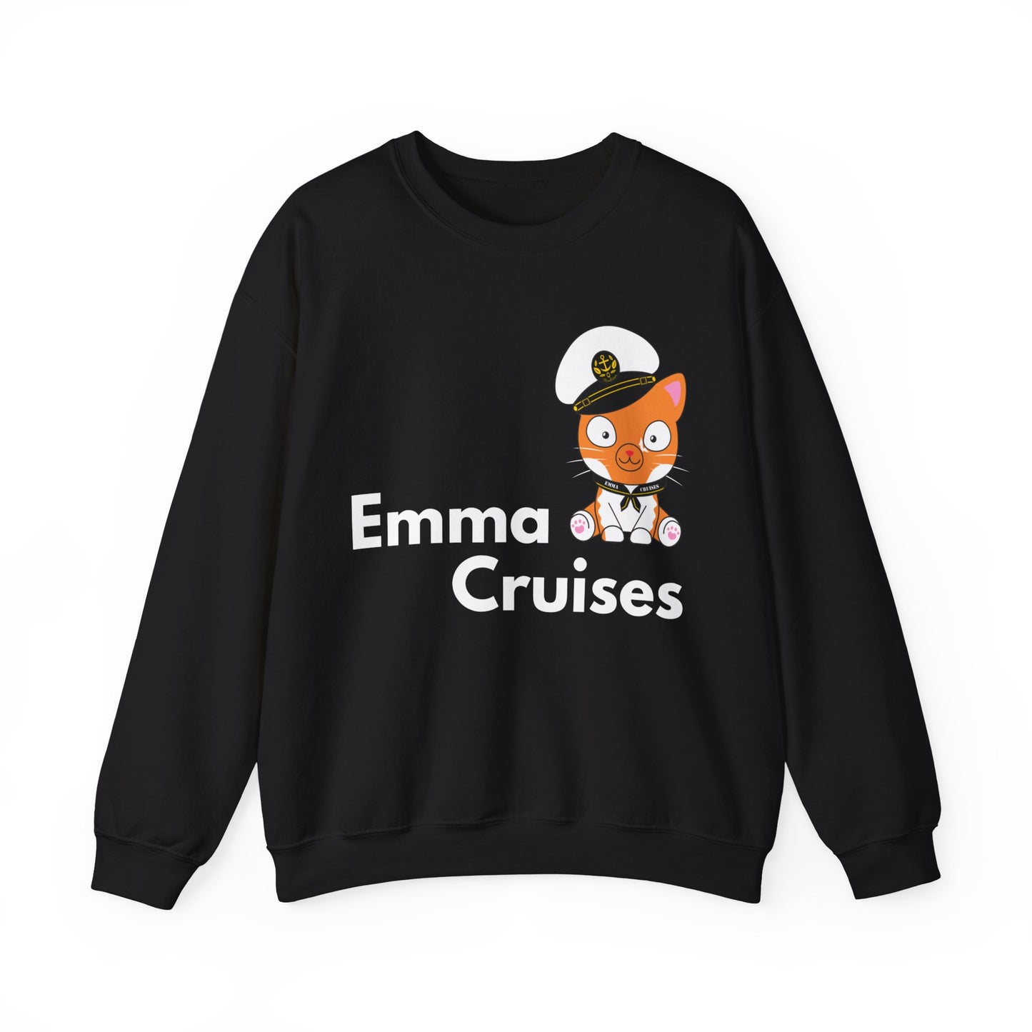 Emma Cruceros - Sudadera UNISEX con cuello redondo