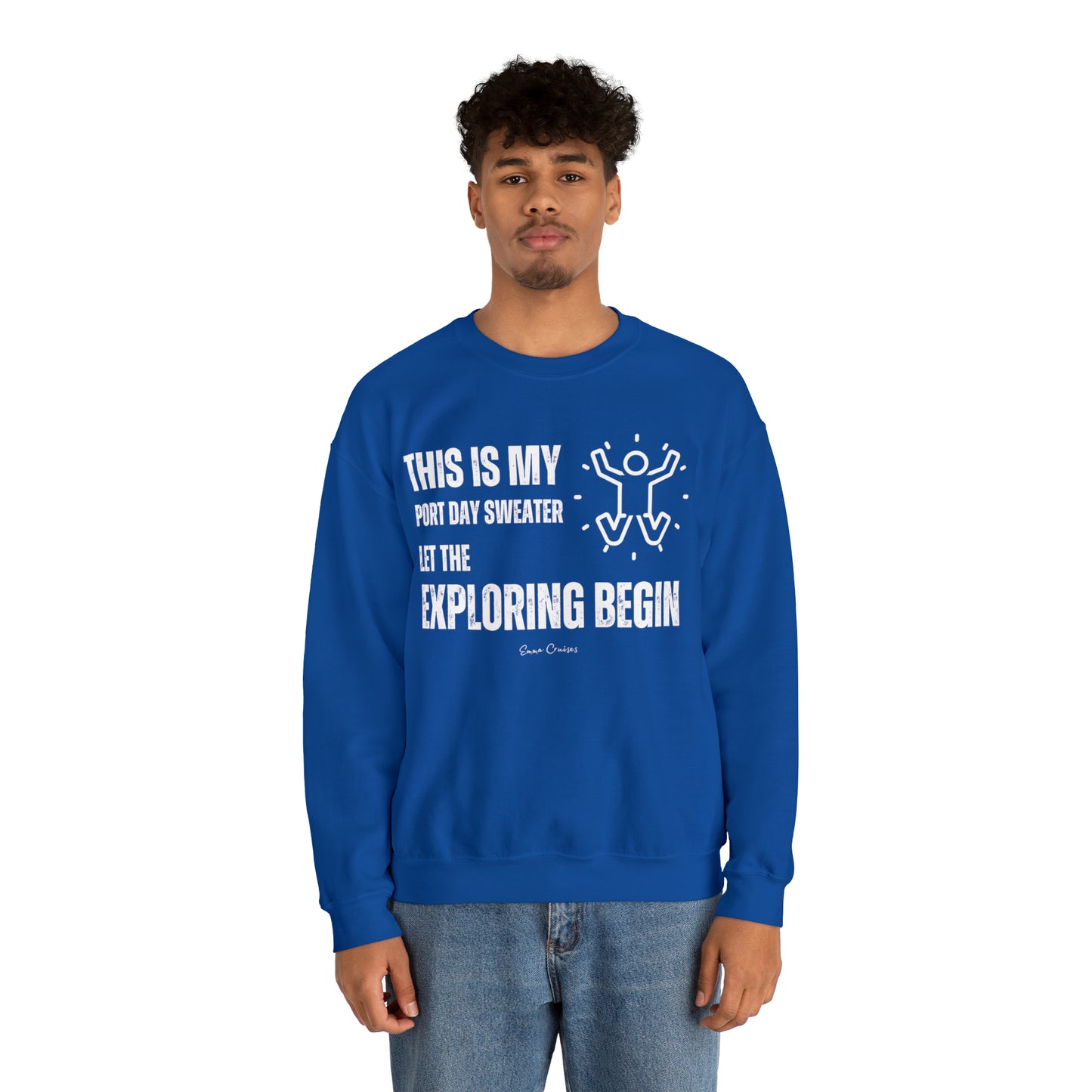 This is My Port Day Sweater - UNISEX Crewneck Sweatshirt (UK)