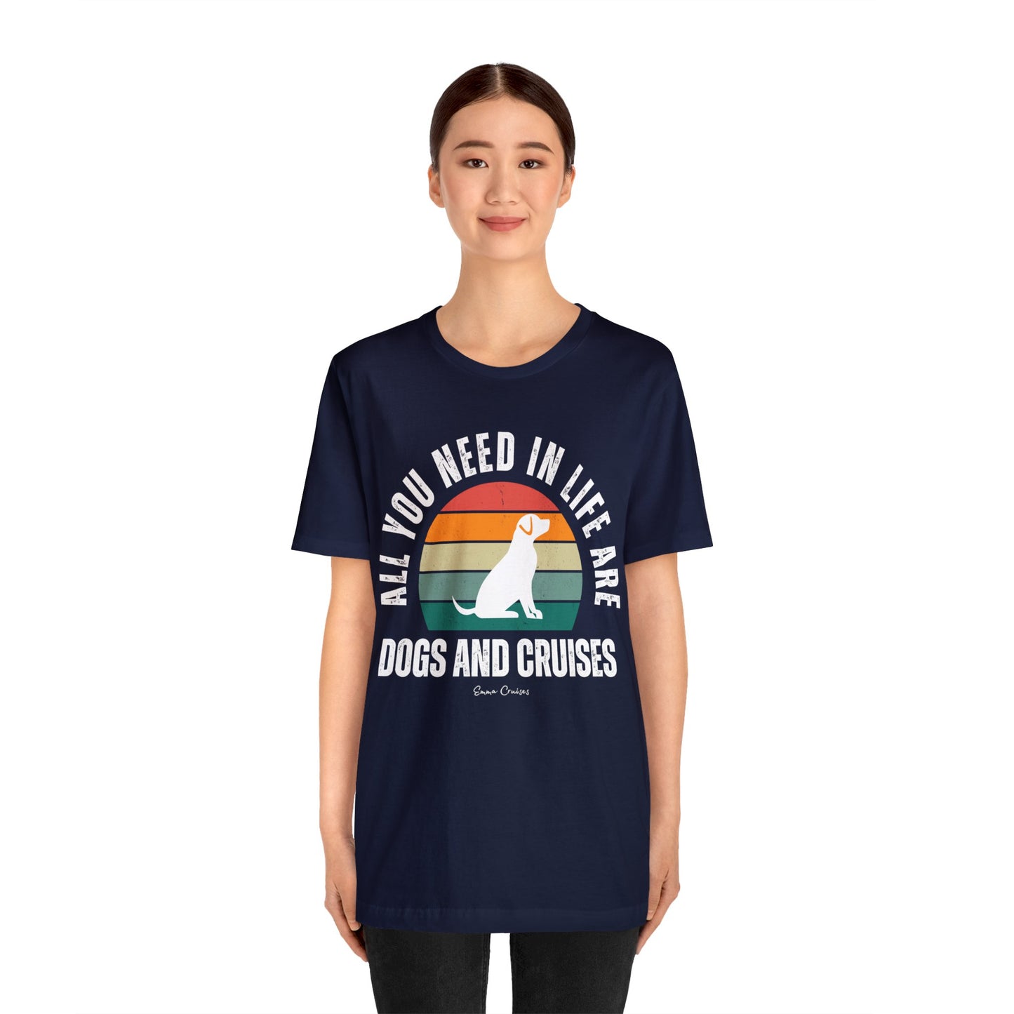 Dogs and Cruises - UNISEX T-Shirt (UK)