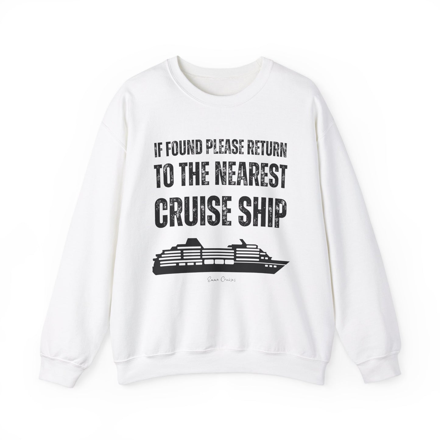 Return to Cruise Ship - UNISEX Crewneck Sweatshirt