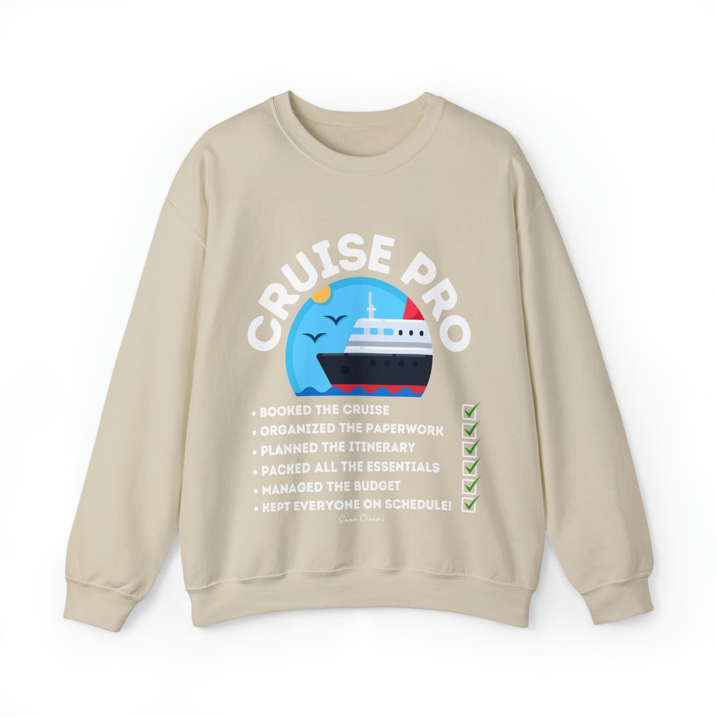 I'm a Cruise Pro - UNISEX Crewneck Sweatshirt (UK)