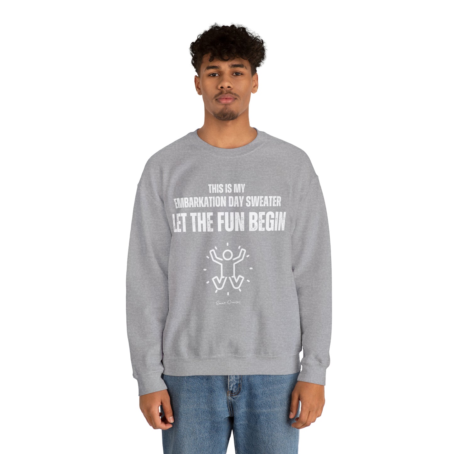 This is My Embarkation Day Sweater - UNISEX Crewneck Sweatshirt (UK)