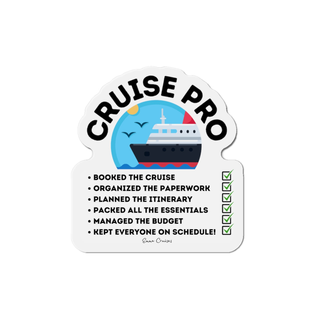 Ich bin ein Cruise Pro – Magnet