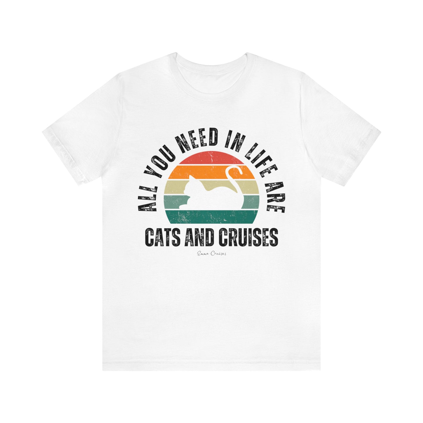 Cats and Cruises - UNISEX T-Shirt (UK)