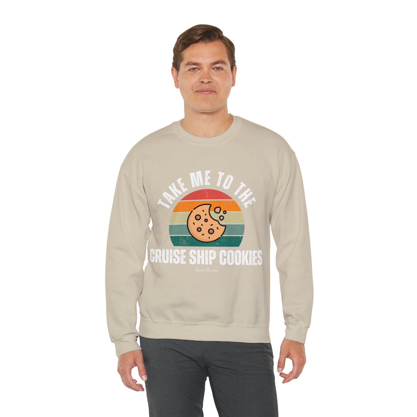 Take Me to the Cruise Ship Cookies - UNISEX Crewneck Sweatshirt (UK)