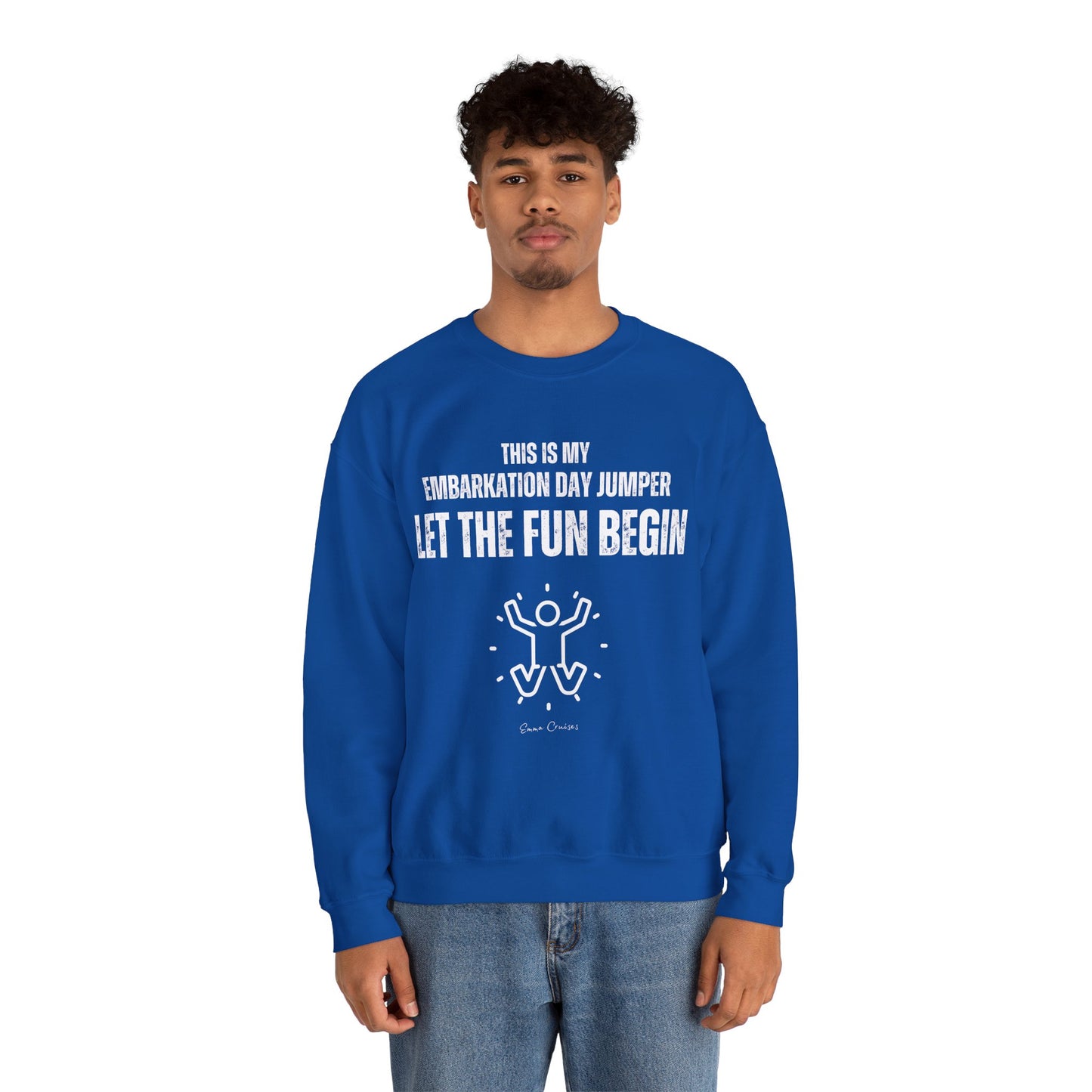 This is My Embarkation Day Jumper - UNISEX Crewneck Sweatshirt