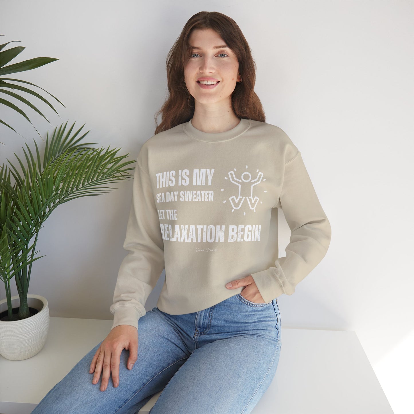 This is My Sea Day Sweater - UNISEX Crewneck Sweatshirt (UK)