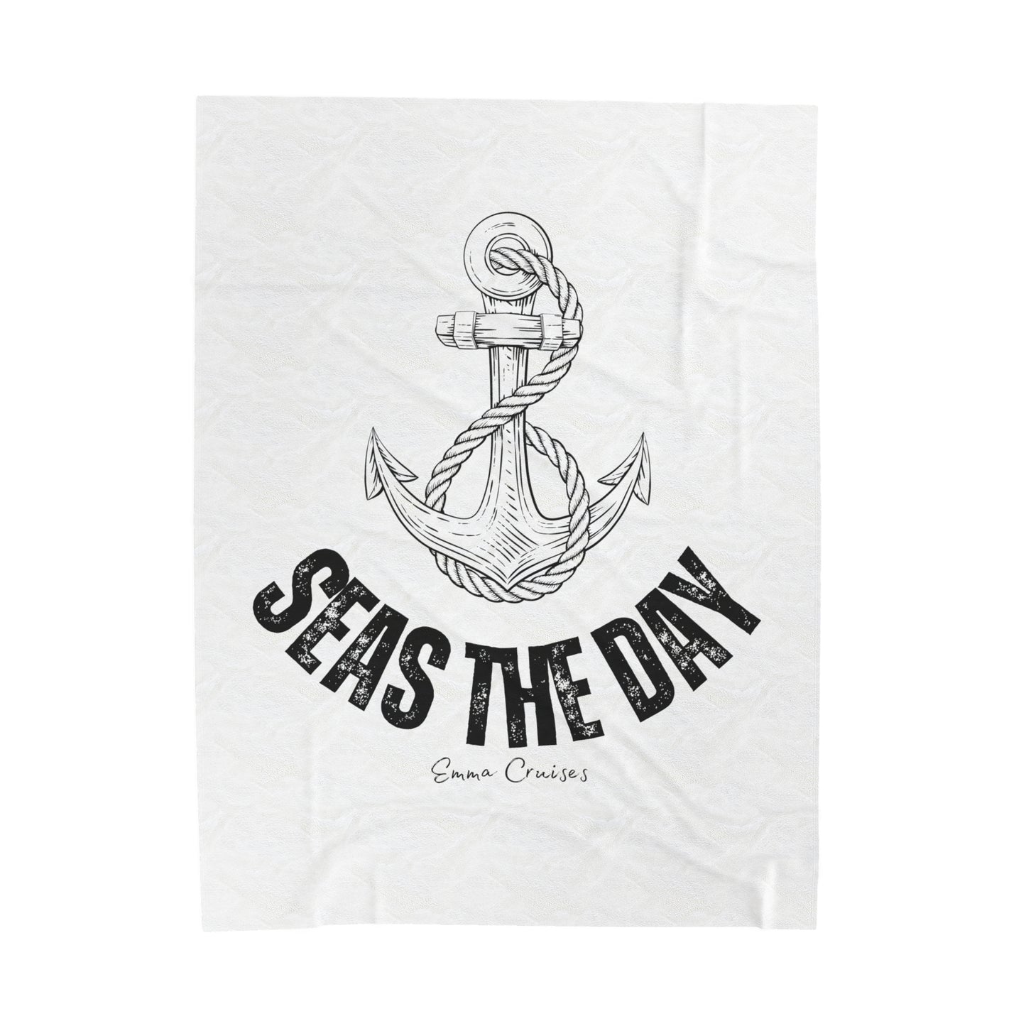 Seas the Day - Velveteen Plush Blanket