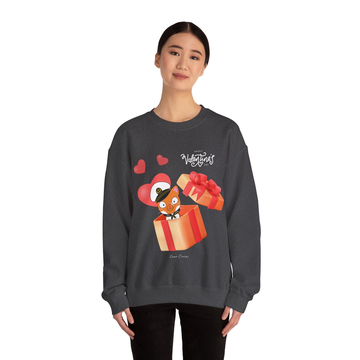 Valentine's Captain Hudson - UNISEX Crewneck Sweatshirt