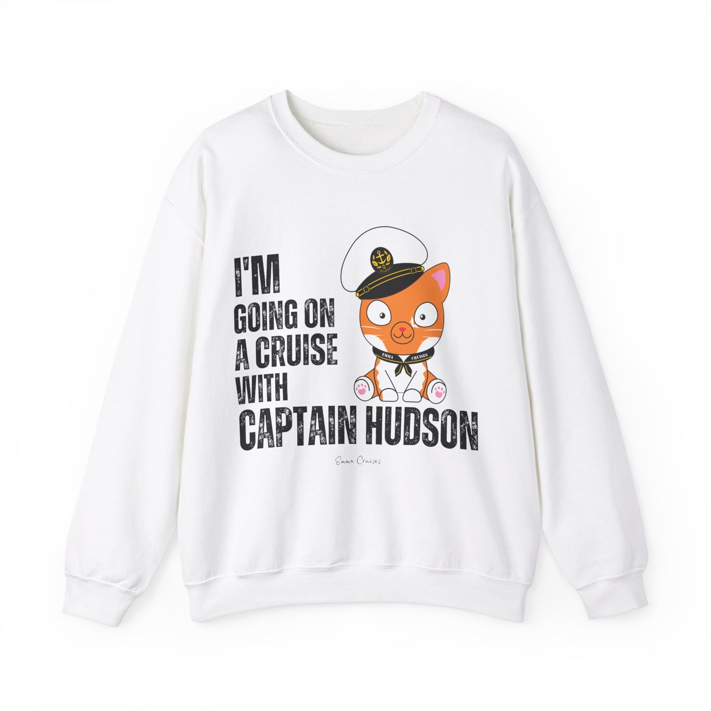 Voy a un crucero con el Capitán Hudson - Sudadera UNISEX Crewneck