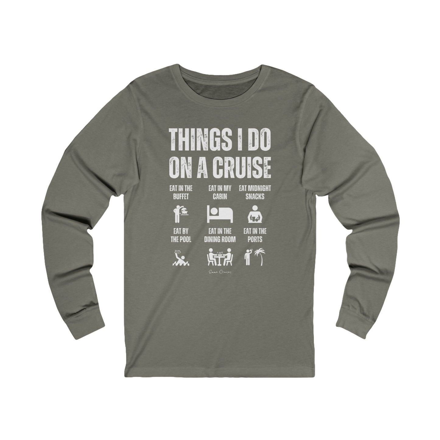 Things I Do on a Cruise - UNISEX T-Shirt