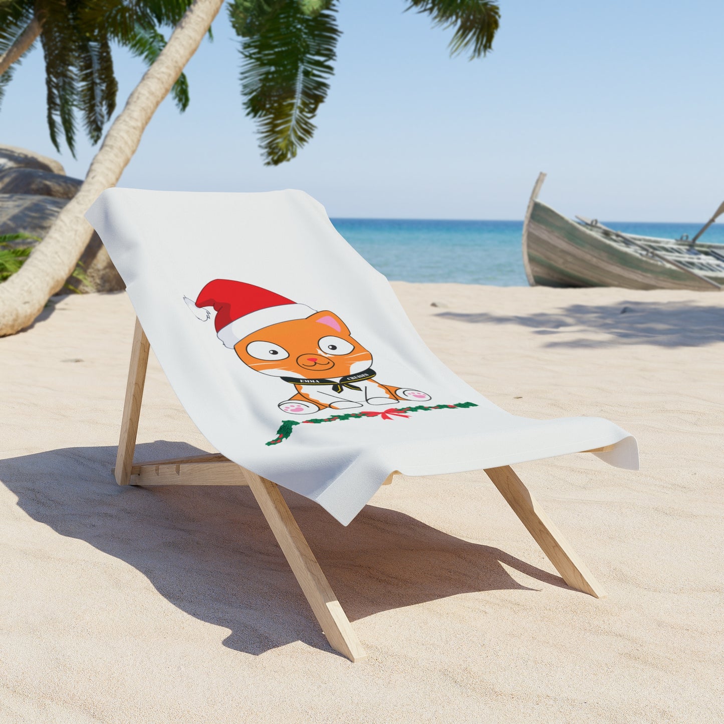 Christmas Captain Hudson - Beach Towel