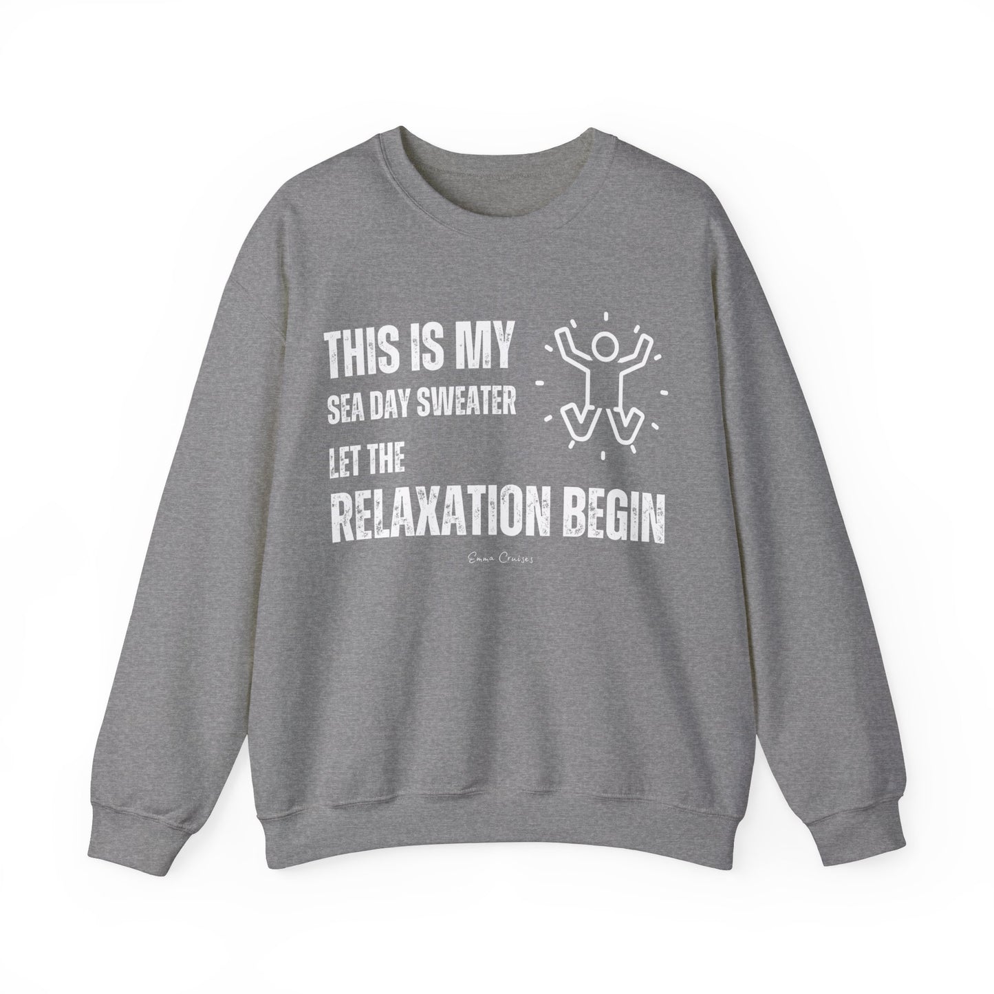 This is My Sea Day Sweater - UNISEX Crewneck Sweatshirt