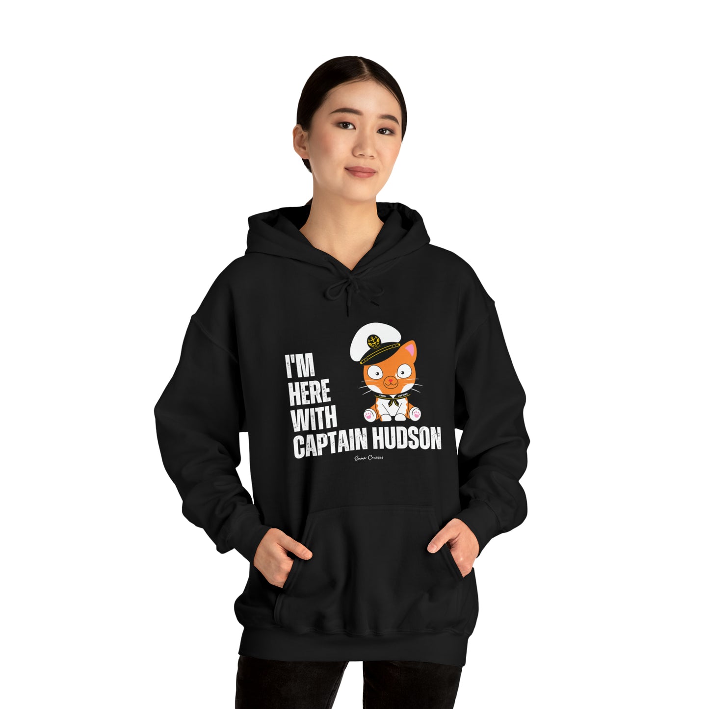 I'm With Captain Hudson - UNISEX Hoodie