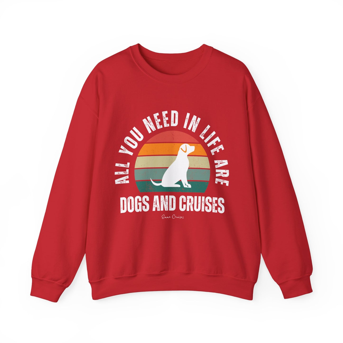 Dogs and Cruises - UNISEX Crewneck Sweatshirt