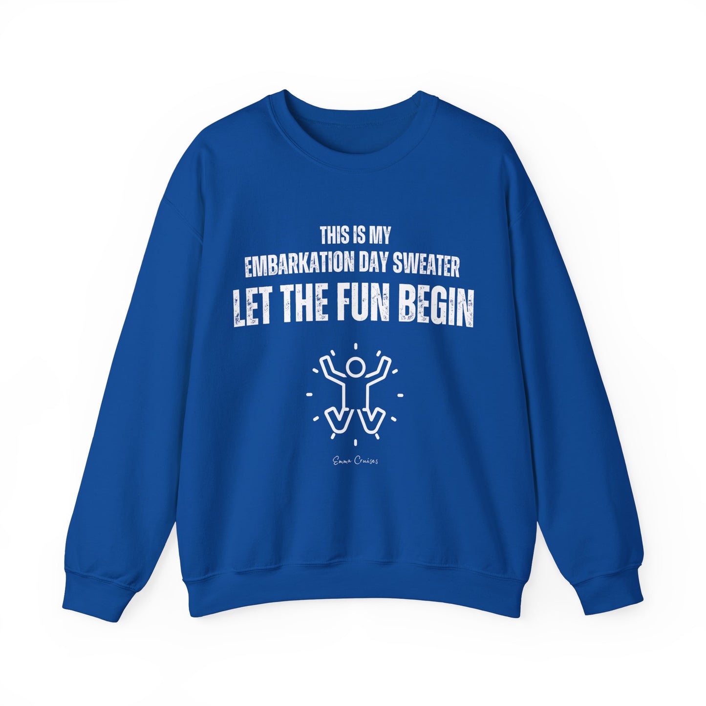 This is My Embarkation Day Sweater - UNISEX Crewneck Sweatshirt