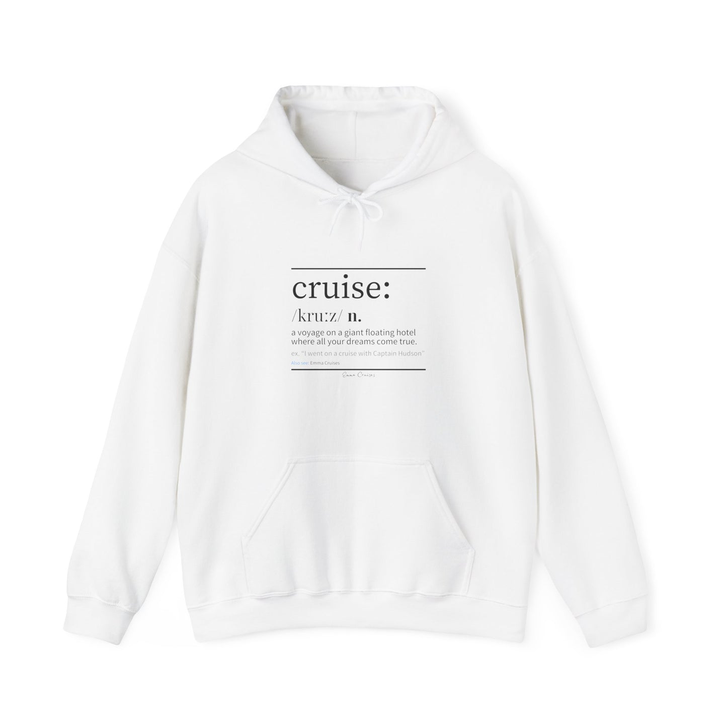 Cruise Definition - UNISEX Hoodie (UK)