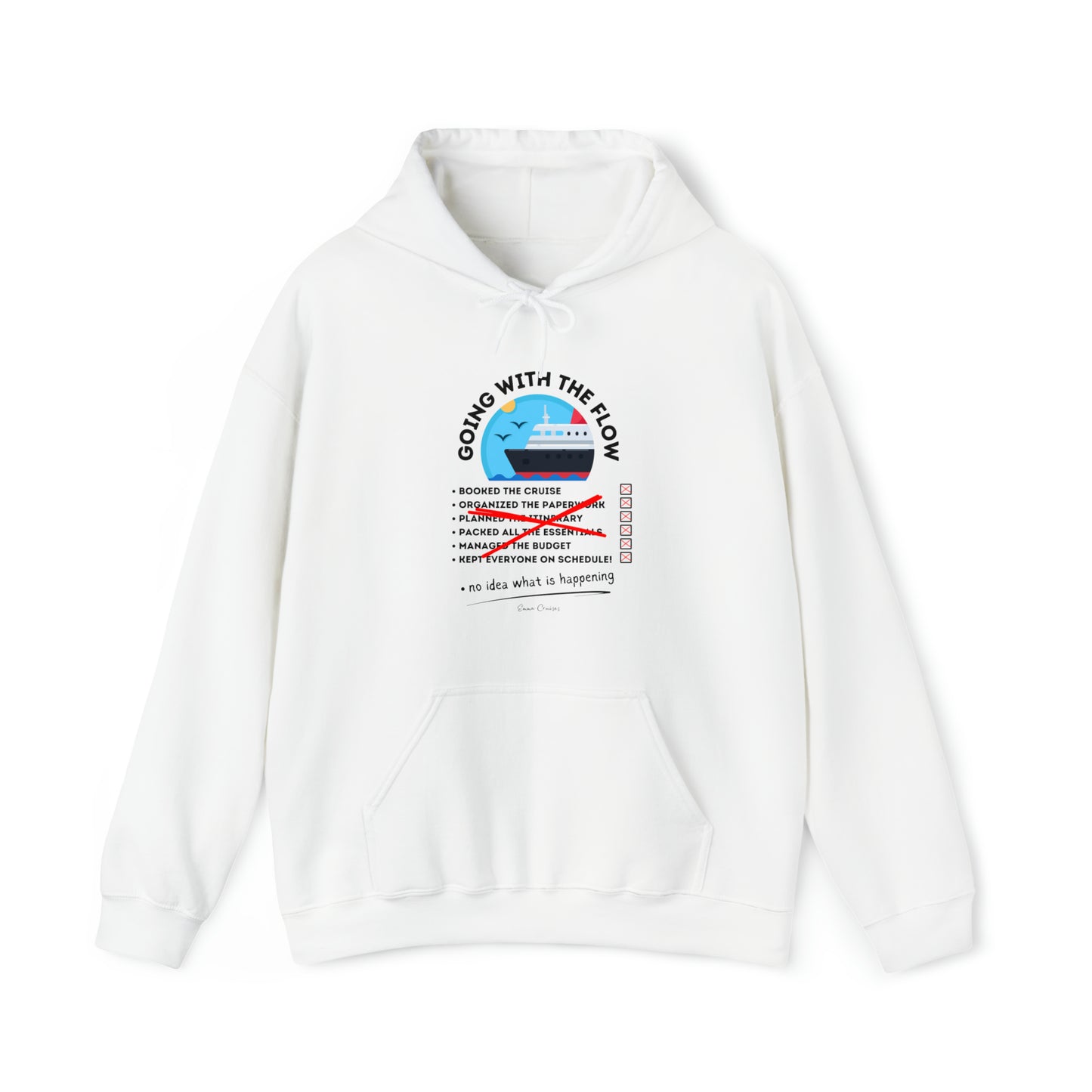 I'm Going With the Flow - UNISEX Hoodie (UK)