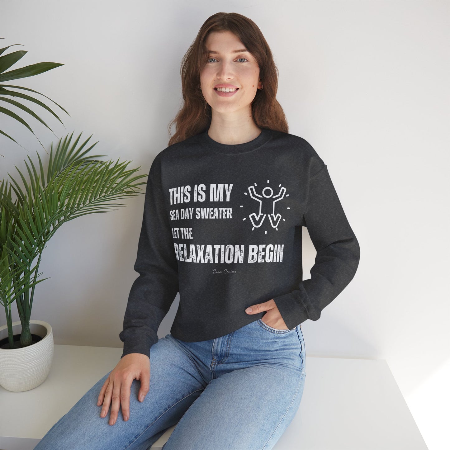 This is My Sea Day Sweater - UNISEX Crewneck Sweatshirt (UK)