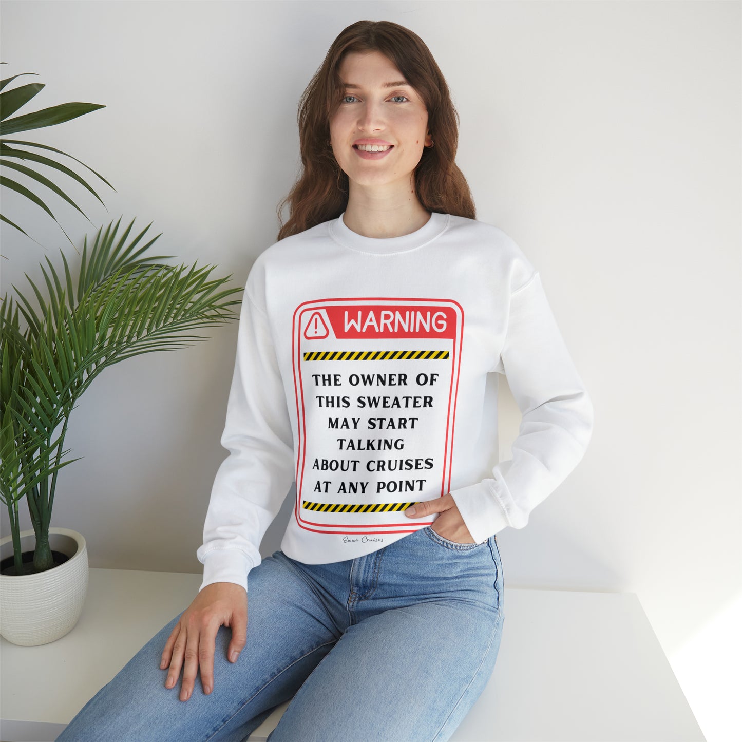 May Start Talking About Cruises - UNISEX Crewneck Sweatshirt (UK)