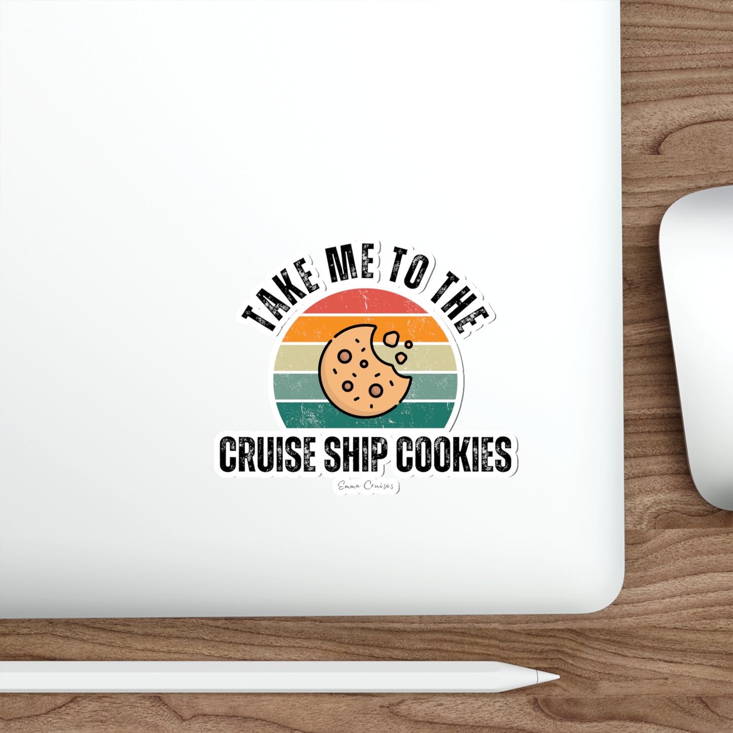 Take Me to the Cruise Ship Cookies - Die-Cut Stickers