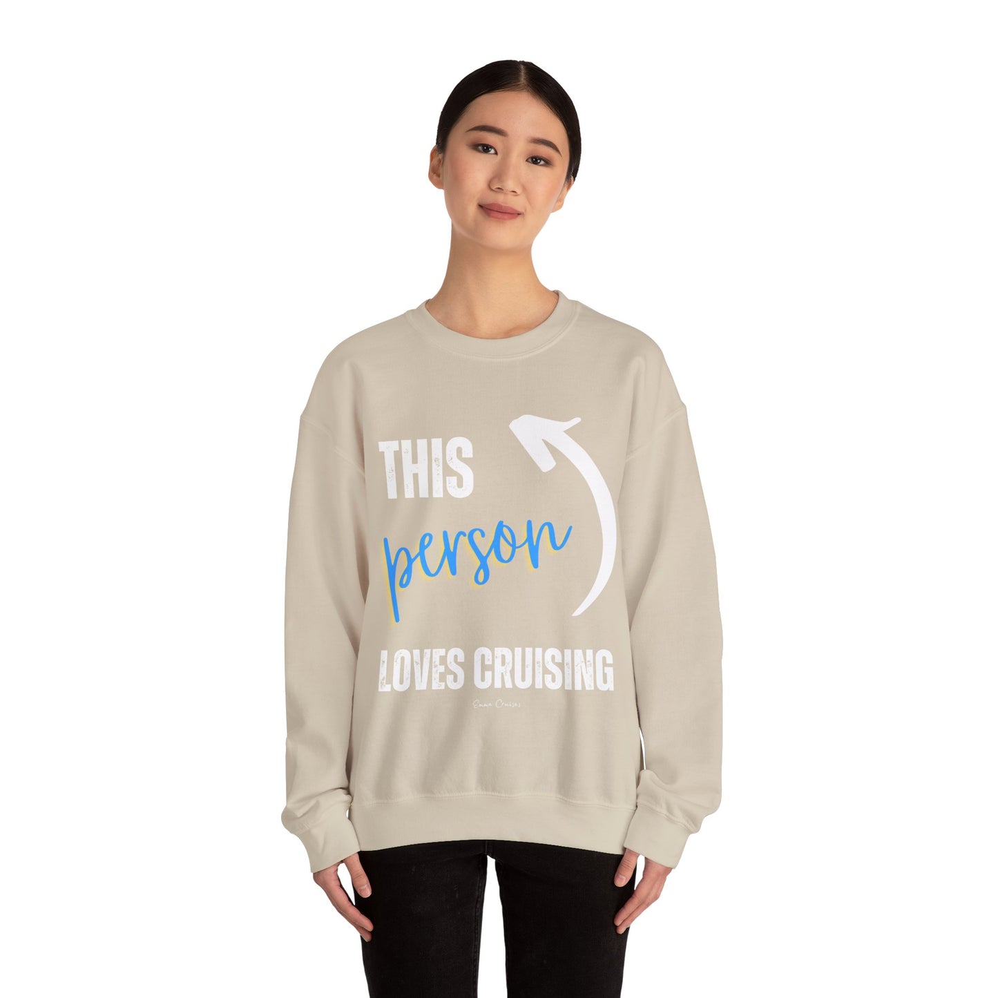 This Person Loves Cruising - UNISEX Crewneck Sweatshirt (UK)