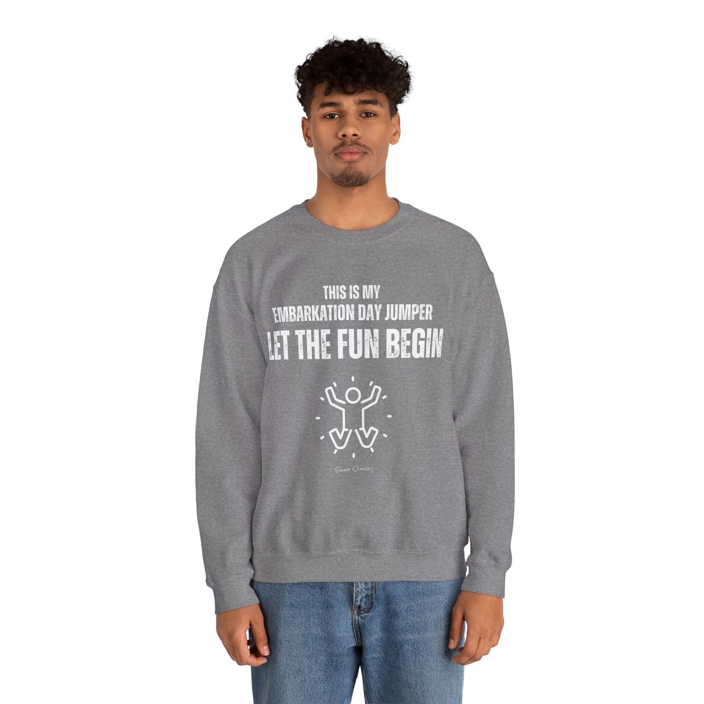 Dies ist mein Einschiffungstag-Pullover – Unisex-Sweatshirt mit Rundhalsausschnitt