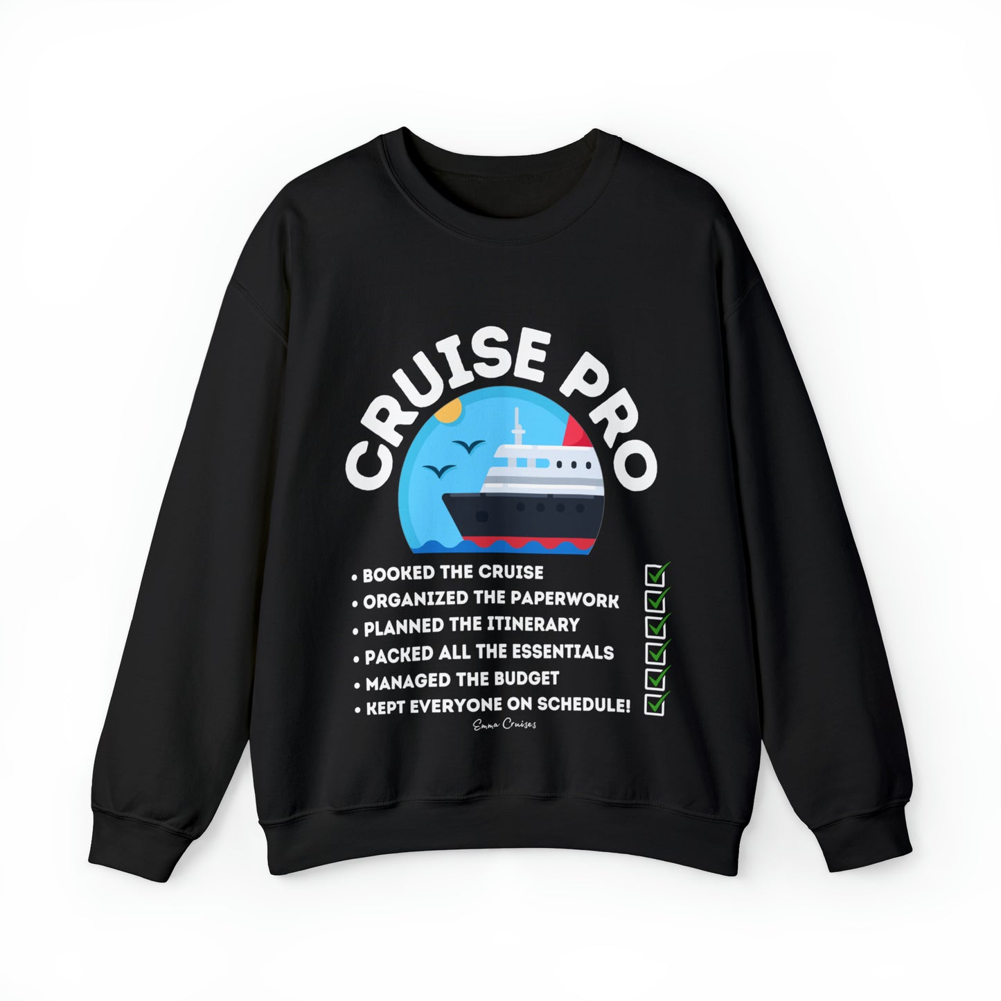 I'm a Cruise Pro - UNISEX Crewneck Sweatshirt (UK)
