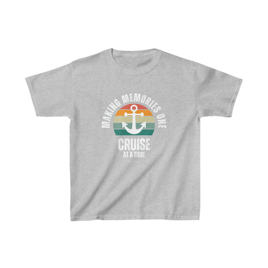 Creando recuerdos un crucero a la vez - Camiseta UNISEX para niños