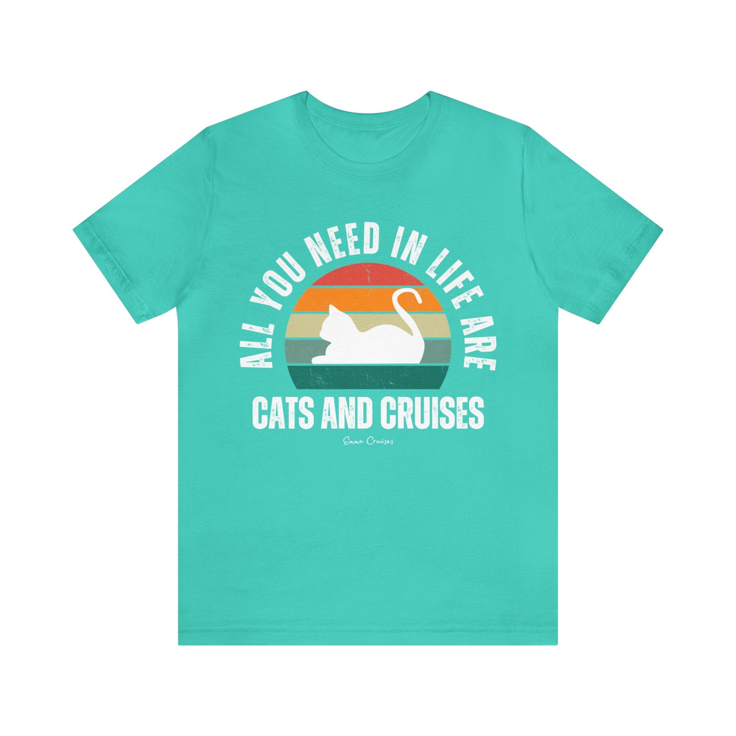Cats and Cruises - UNISEX T-Shirt (UK)