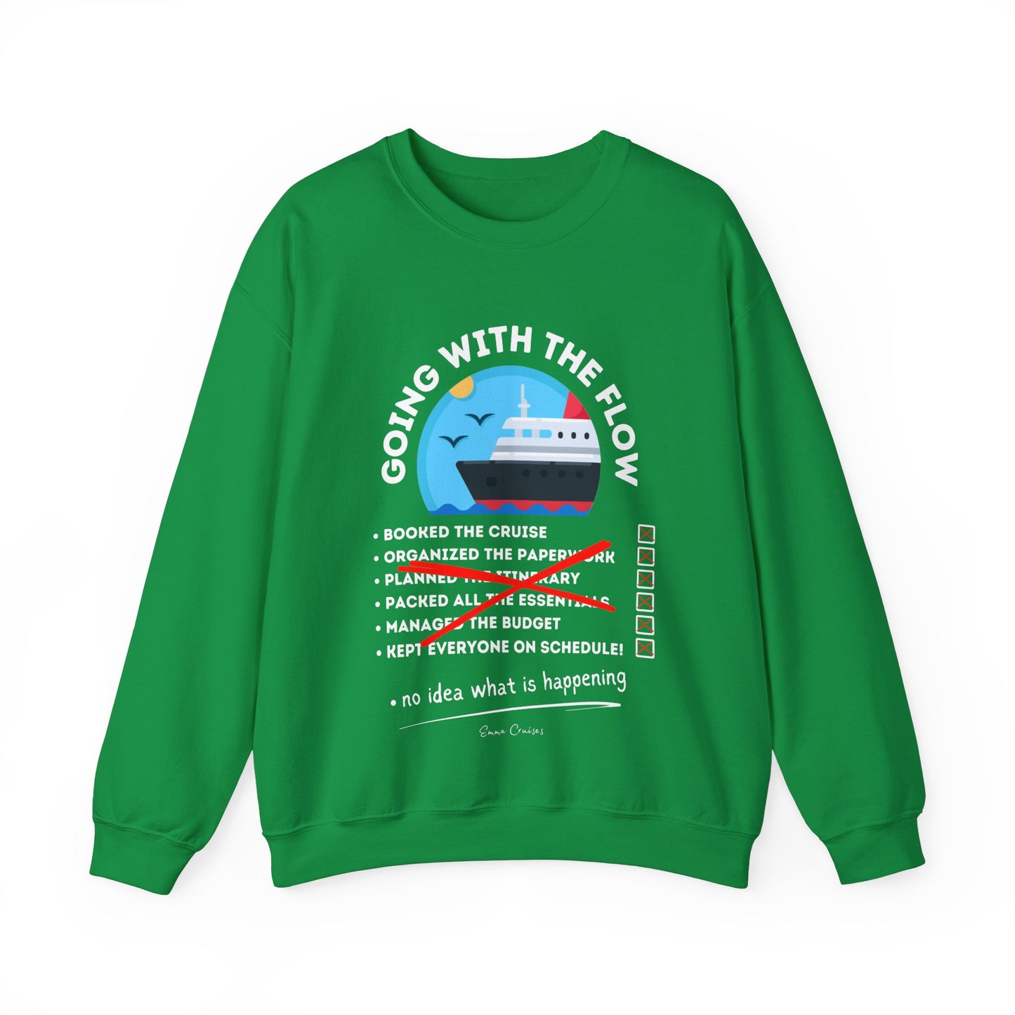 Voy con la corriente - Sudadera UNISEX Crewneck