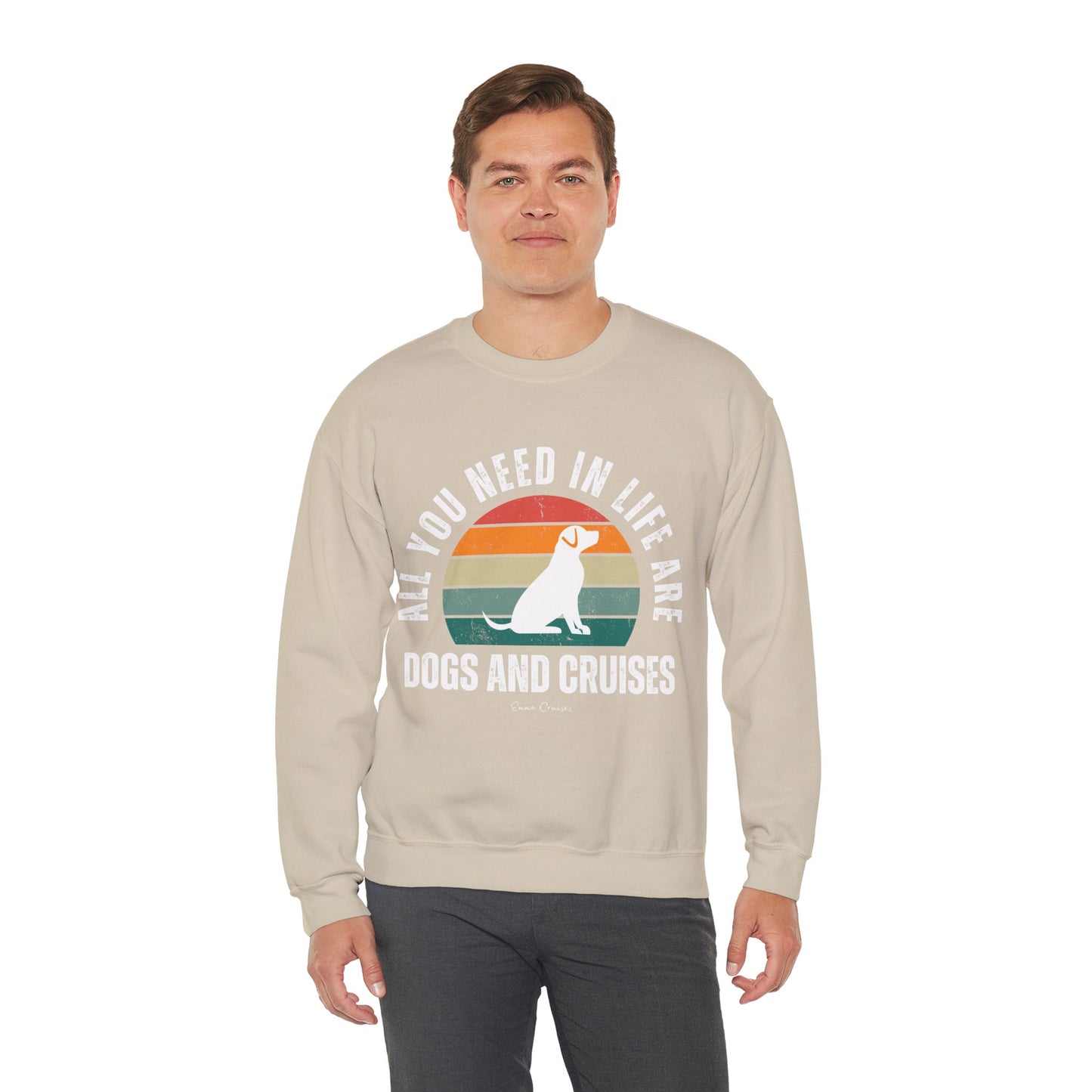 Dogs and Cruises - UNISEX Crewneck Sweatshirt