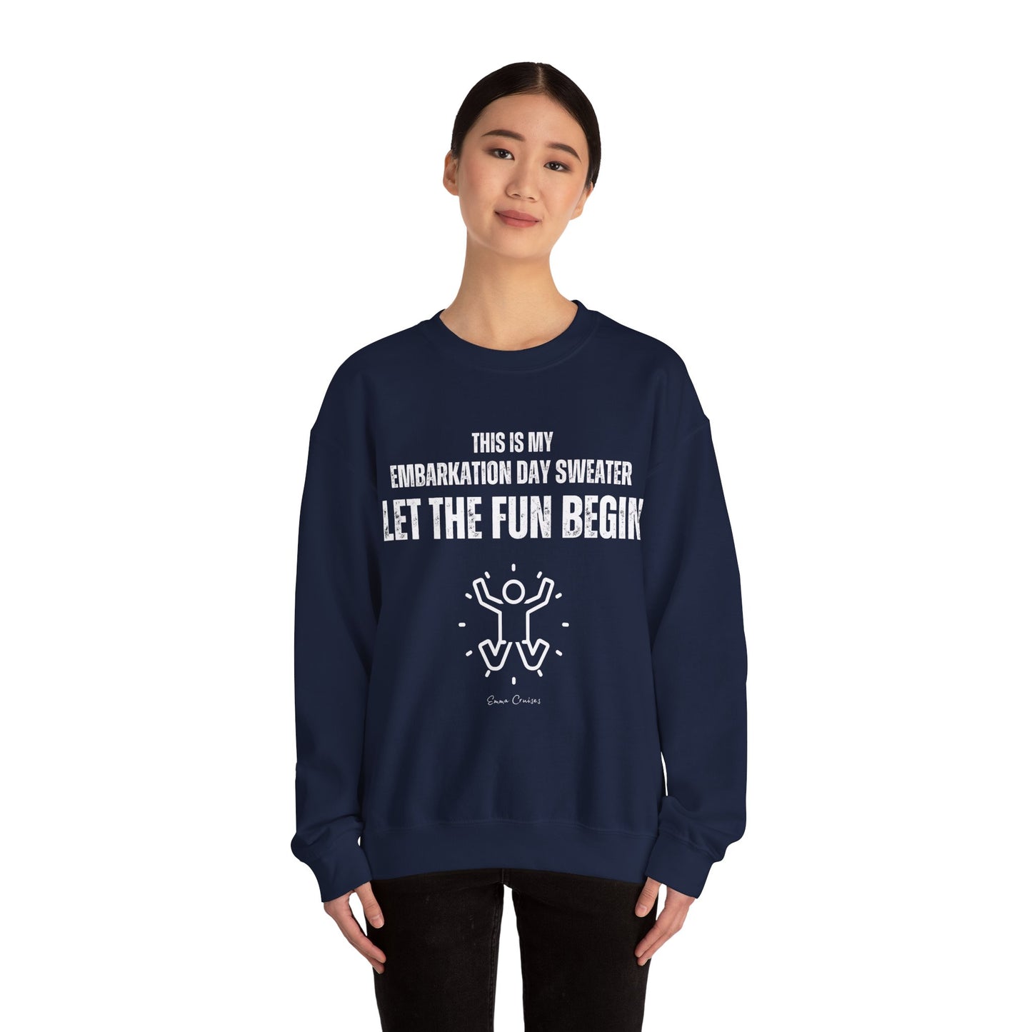 This is My Embarkation Day Sweater - UNISEX Crewneck Sweatshirt