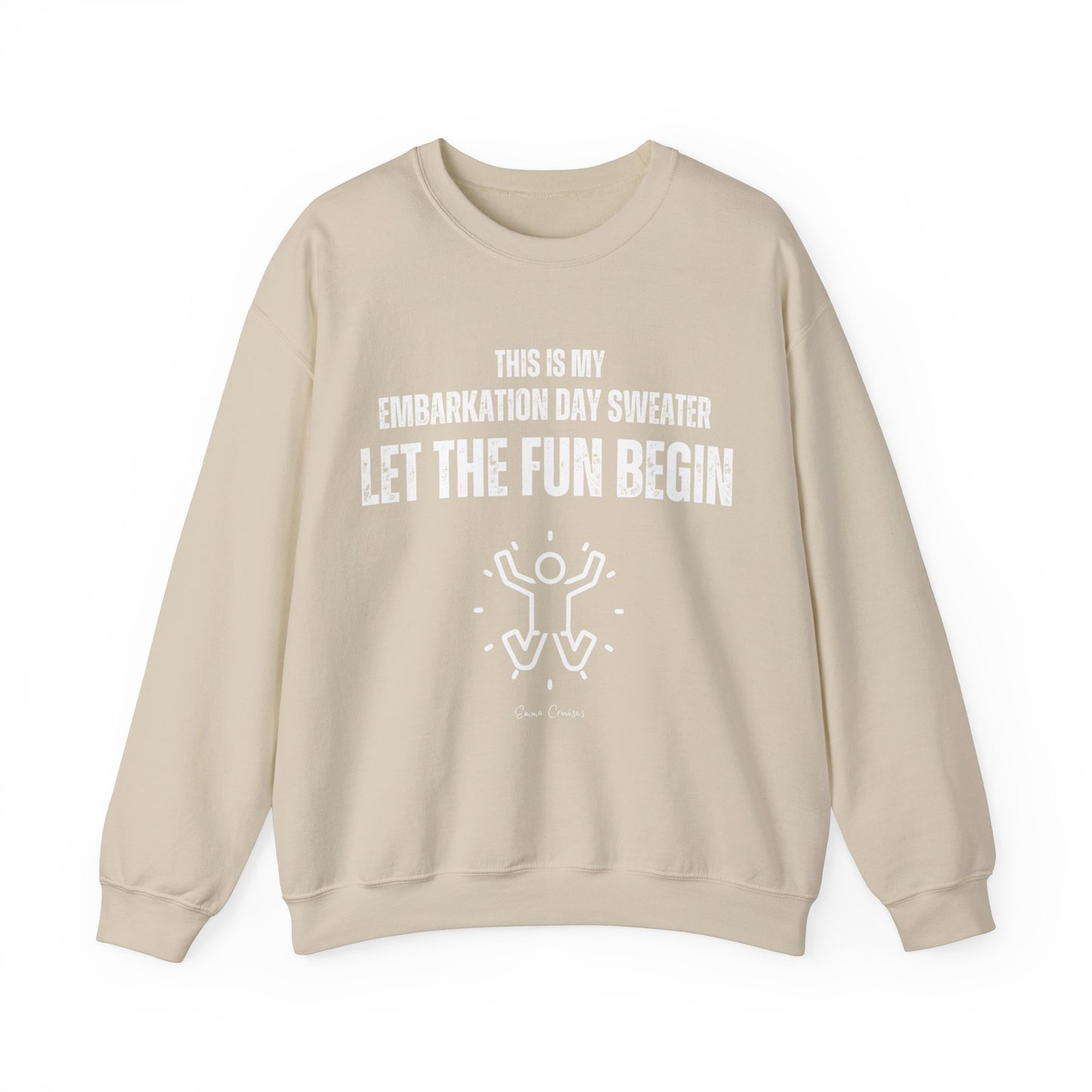 This is My Embarkation Day Sweater - UNISEX Crewneck Sweatshirt