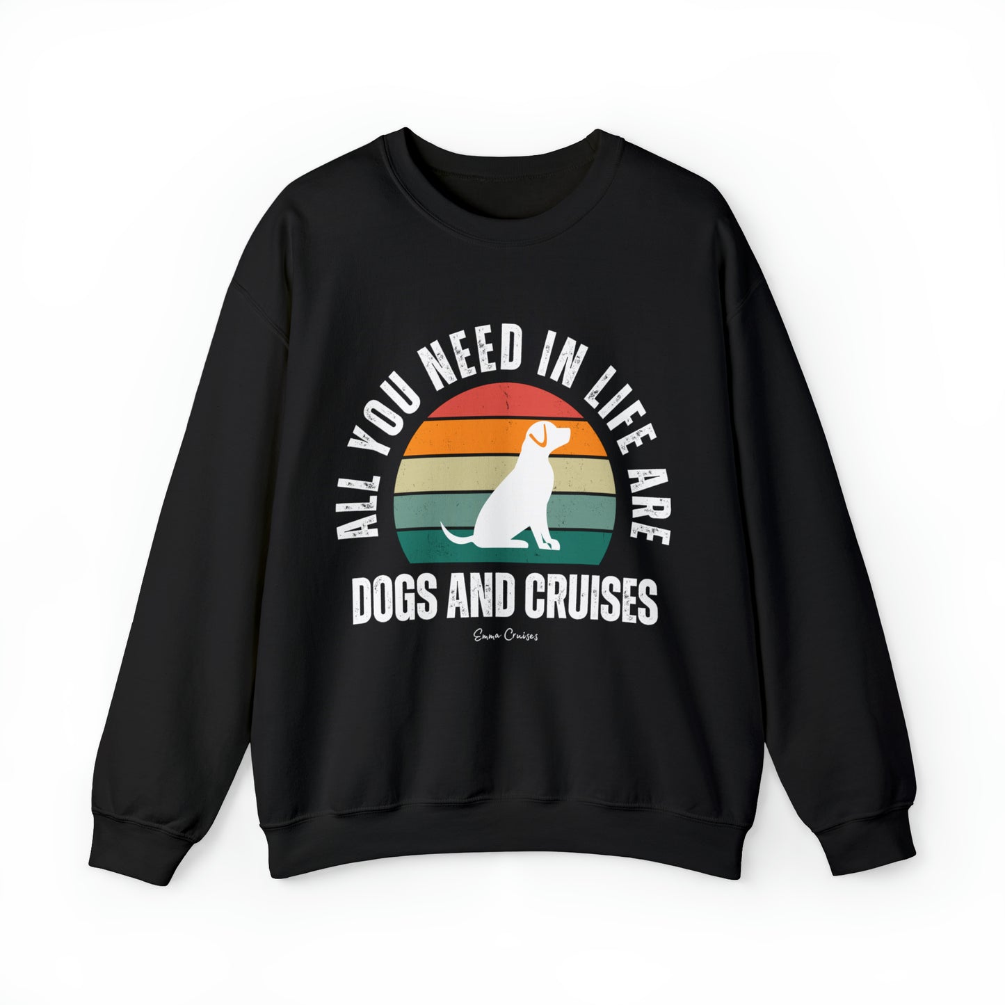 Dogs and Cruises - UNISEX Crewneck Sweatshirt (UK)