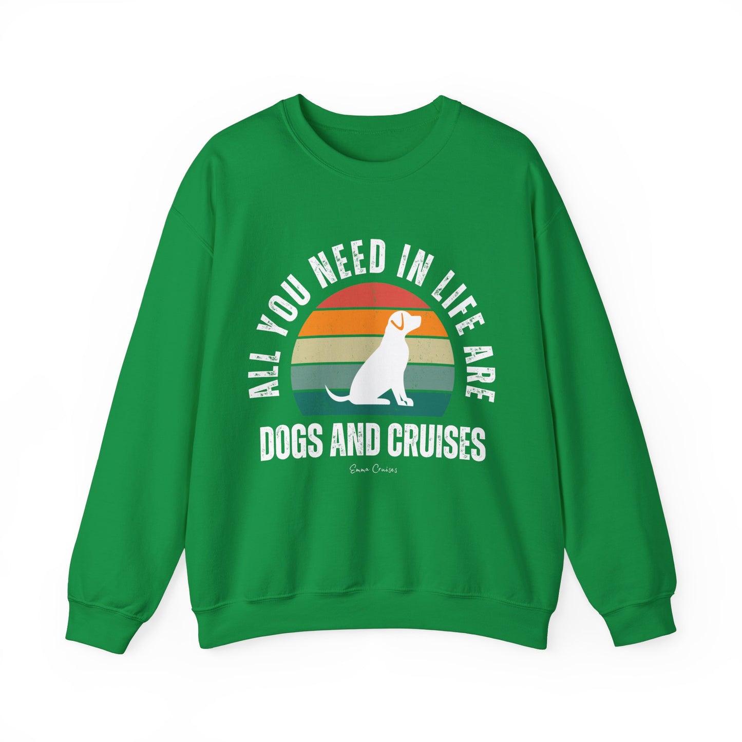 Dogs and Cruises - UNISEX Crewneck Sweatshirt